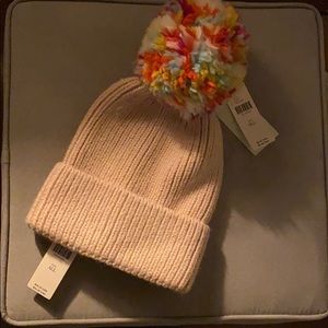 Brand new Anthropologie knit Pom Pom hat!